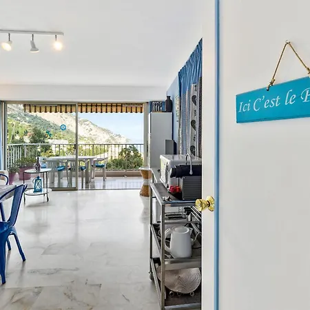 Le Mirador, Vue Mer, Piscine, Terrasse Мантон
